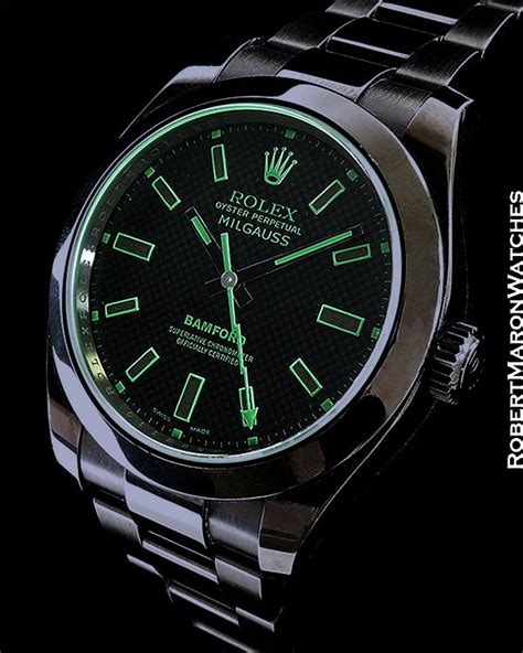 rolex milgaus bamford